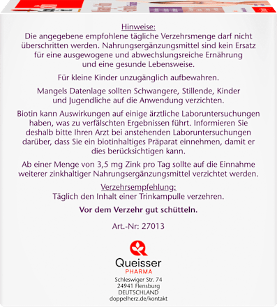 Kollagen + Biotin + Ceramide Trinkampullen 30 St, 750 ml