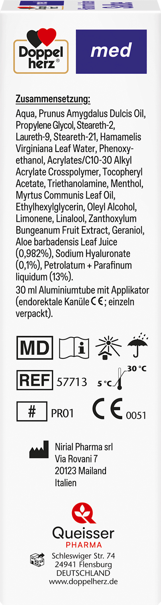 Doppelherz med Hämorrhoiden Salbe, 30 ml