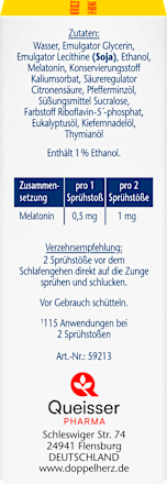 Doppelherz Melatonine Spray 30 ml