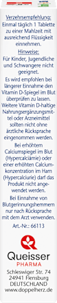 Vitamin K2 + D3 2500 I.E. Tabletten 30 St, 13,1 g
