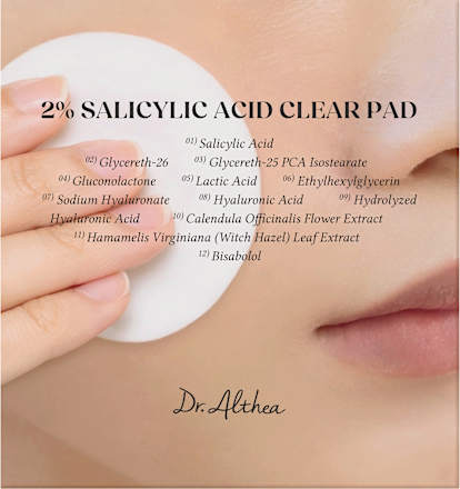 Dr. Althea 2% Salicylic Acid Clear Pad, 65 St