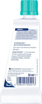 Vlekverwijderaar Stain Devil Bloed & Proteïnehoudend, 50 ml