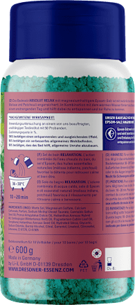 Badesalz Absolut Relax, 600 g