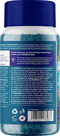 Badesalz Erkältungszeit & Erholsame Nacht, 600 g