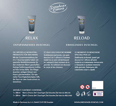 Geschenkset Mens Choice, 2 St Dresdner Essenz
