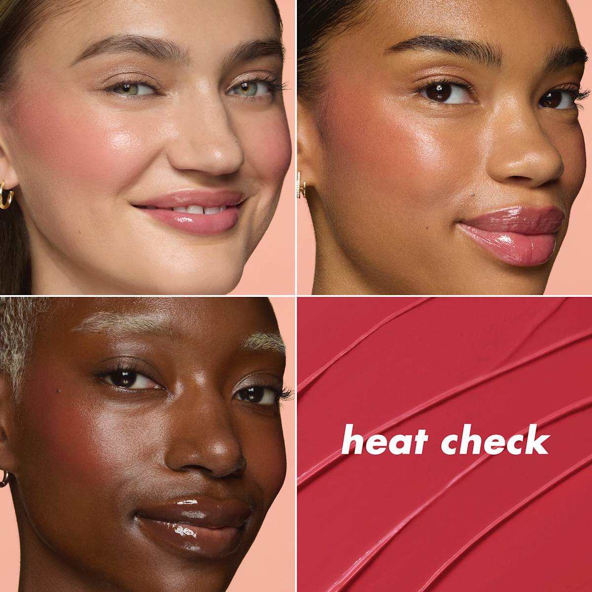 e.l.f. Cosmetics Blush Soft Glam Cream Stick Heat Check, 9 g