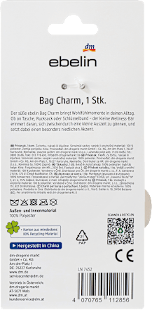 Bag Charm Wellness Bär, 1 St