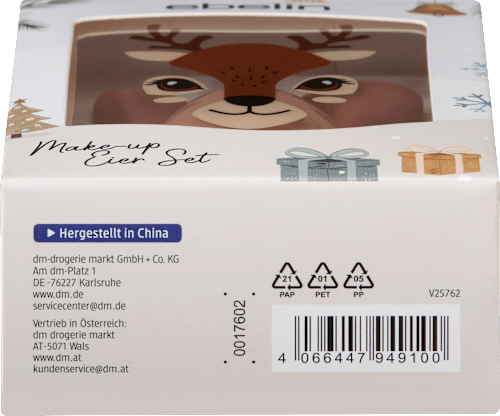 ebelin Geschenkset "Reh" Make-up Eier 3tlg, 1 St