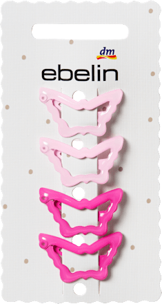 Haarclips Schmetterling, 4 St