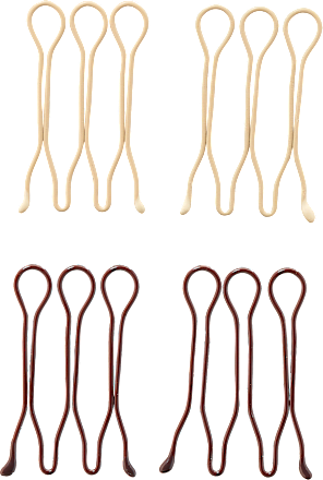 Mini haarkammen, 2 stuks