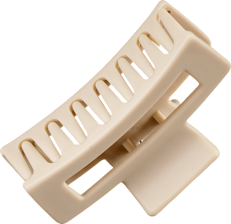 Haarklammer recycelt mit Cut-out, Beige, 1 St ebelin