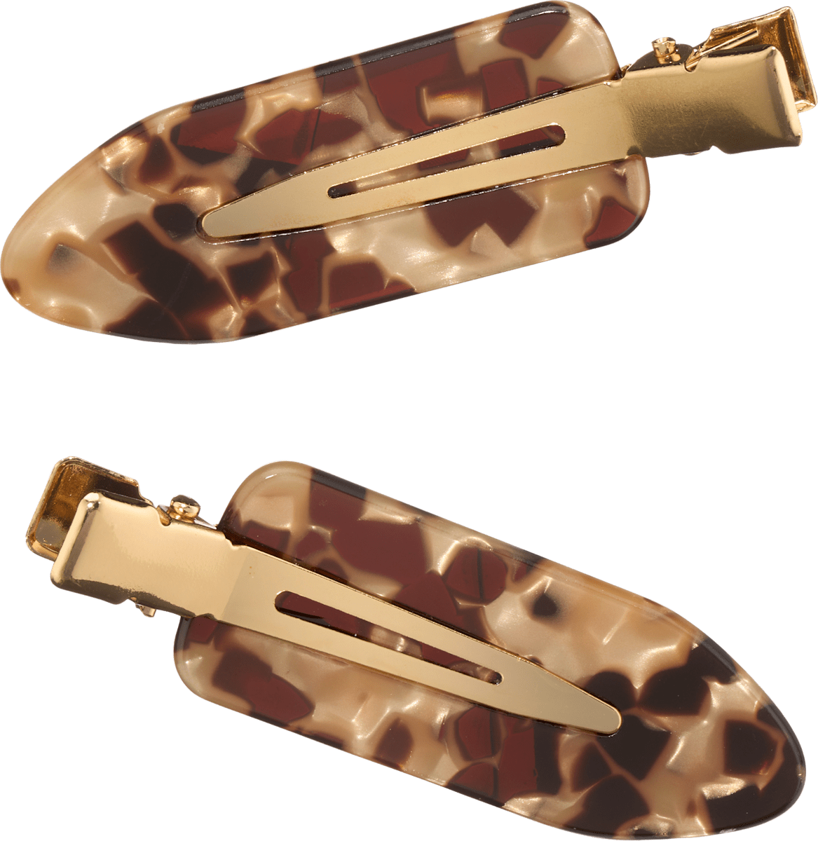 Haarklemmen Leo-Muster, 2 St
