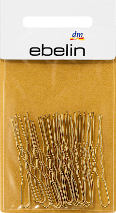 Haarspelden kort goudlook, 20 stuks