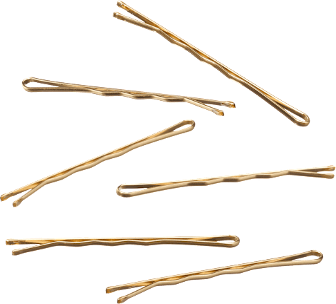 Haarschieber, Gold-Optik, 27 St