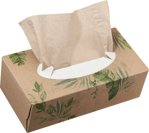 Recycling van cosmetische tissues, 200 stuks