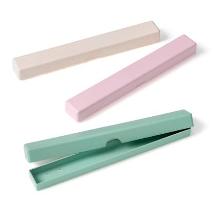 Reise-Etui für Zahnbürsten, grün, Reisegröße, 1 St
