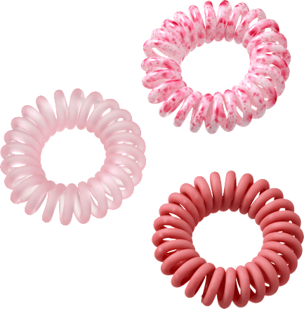 Spiraalvormige haarelastiekjesset geïnspireerd op Disney's Rapunzel, 3 stuks