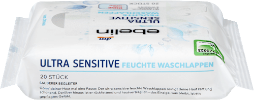 Waschlappen Ultra sensitive, 20 St