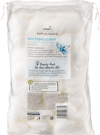 Wattenbolletjes, 100 stuks