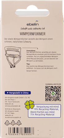 Wimpernformer, 1 St