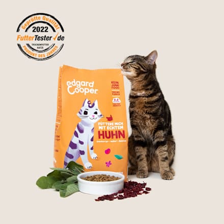 Trockenfutter Katze mit Freilandhuhn & Cranberrys, Adult, 2 kg Edgard & Cooper