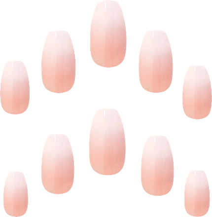 Künstliche Nägel French Acrylic No. 2 Coffin, 24 St