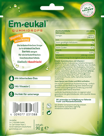Gummidrops, Hustenmischung, 90 g