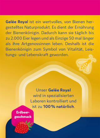 Gelee Royal 500 Kinder Ampullen Erdbeere 20 St, 300 ml EMCUR