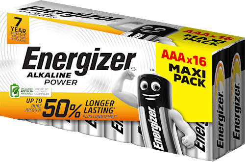 Batterijen Power AAA, 16 stuks