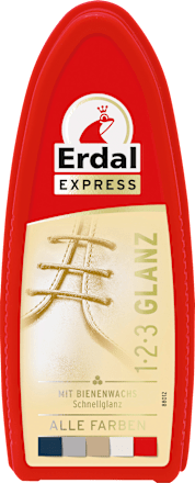 Schoenpoets spons Express 1-2-3 glans kleurloos, 1 stuk