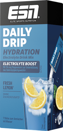 Daily Drip Hydration Electrolyte Boost Sticks 7 St, Fresh Lemon, 91 g