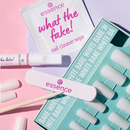 Künstliche Nägel Set What The Fake! 04 Bare White, 1 St