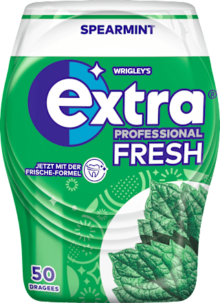 Kauwgom Extra Professional Fresh, Spearmint, suikervrij, 50 stuks