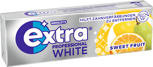 Kaugummi, Professional White, Sweet Fruit, 10 St
