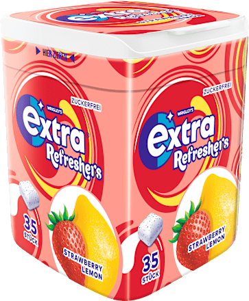 Kaugummi, Refreshers, Strawberry Lemon, zuckerfrei, 35 St