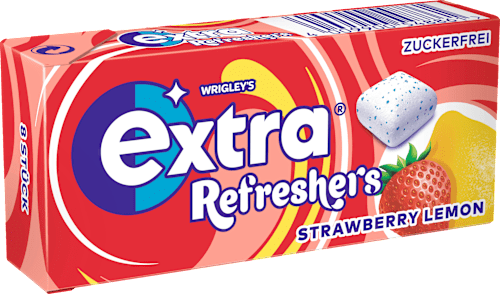 Kaugummi, Refreshers, Strawberry Lemon, zuckerfrei, 8 St
