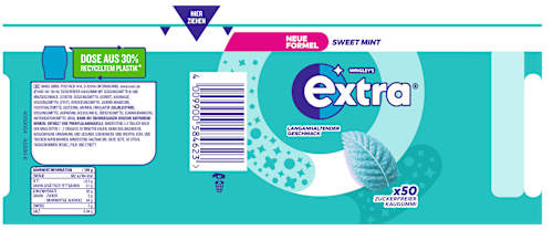 Kaugummi, Sweet Mint, zuckerfrei, 50 St