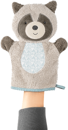 Waschhandschuh Waschbär