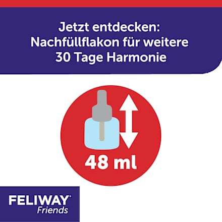Nachfüllpack für Pheromonverdampfer "Friends" für Katzen (1 Stück), 48 ml