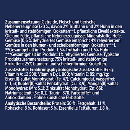 Trockenfutter Katze mit Huhn, Truthahn & Gemüse, farmhouse sensations, 2 kg Felix