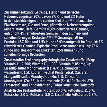 Trockenfutter Katze mit Rind, Huhn & Gemüse, countryside sensations, 2 kg Felix