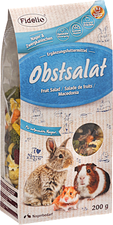 Nagersnack Obst-Salat, 200 g FIDELIO