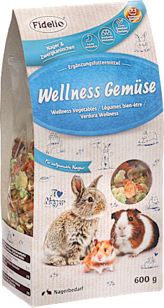 Nagersnack Wellness Gemüse, 600 g