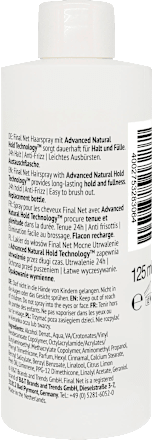 Haarspray Duftneutral, Nachfüllpack, 125 ml Final Net