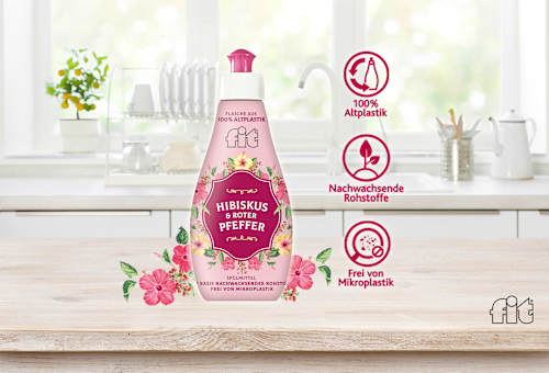 Afwasmiddel Hibiscus & Rode Peper, 400 ml