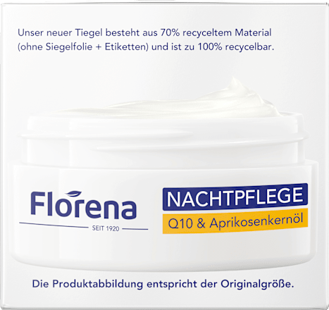 Nachtcreme Q10 & Aprikosenkernöl, 50 ml