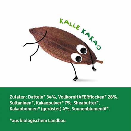 Kindersnack Kakao Würfel, ab 3 Jahren, 20 g