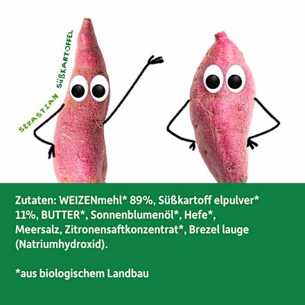 Kindersnack Laugen-Trio Süßkartoffel ab 3 Jahren, 80 g