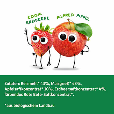 Kindersnack Party Pops Apfel Erdbeere ab 1 Jahr, 15 g