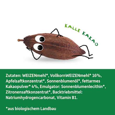Kindersnack Waffel-Herzchen Kakao ab 1 Jahr, 25 g